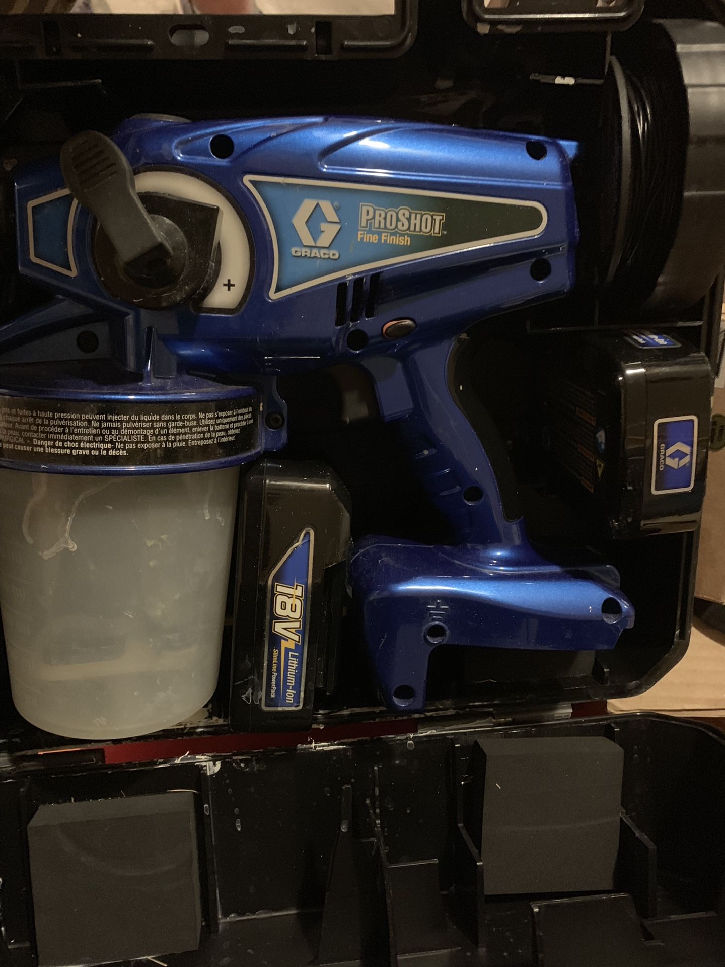 Paint sprayer cordless GRACO PROSHOT