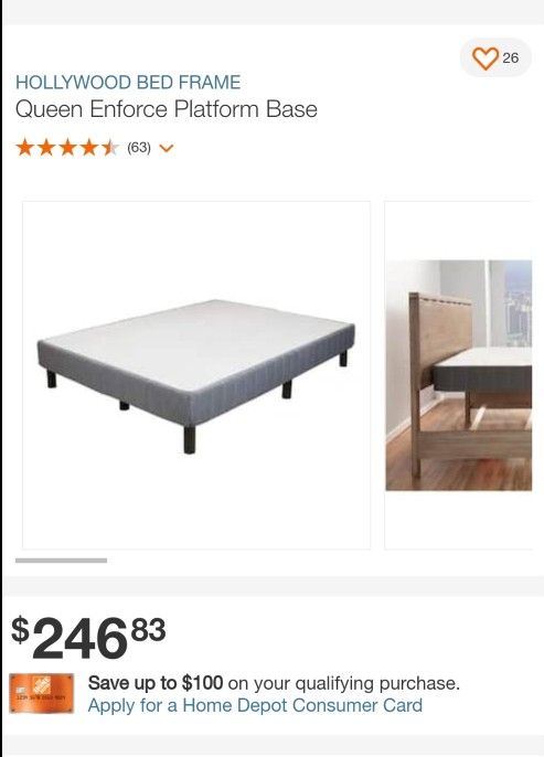 Queen Enforce Platform Base $150