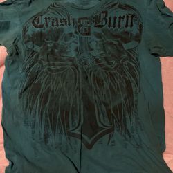 blue crash & burn chemistry shirt 