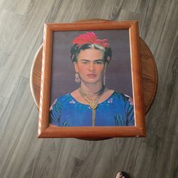 Frida Portrait Framed