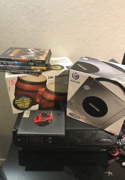 Nintendo GameCube and DK Bongos and Games