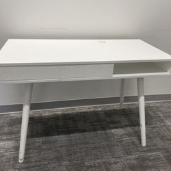 White desk
