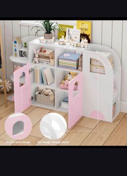 New in Box Book Shelf / Toy Organizer W/12 Cubbies