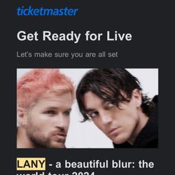 3 Floor Lany Tickets! 3/23 Kia Forum 7pm Concert