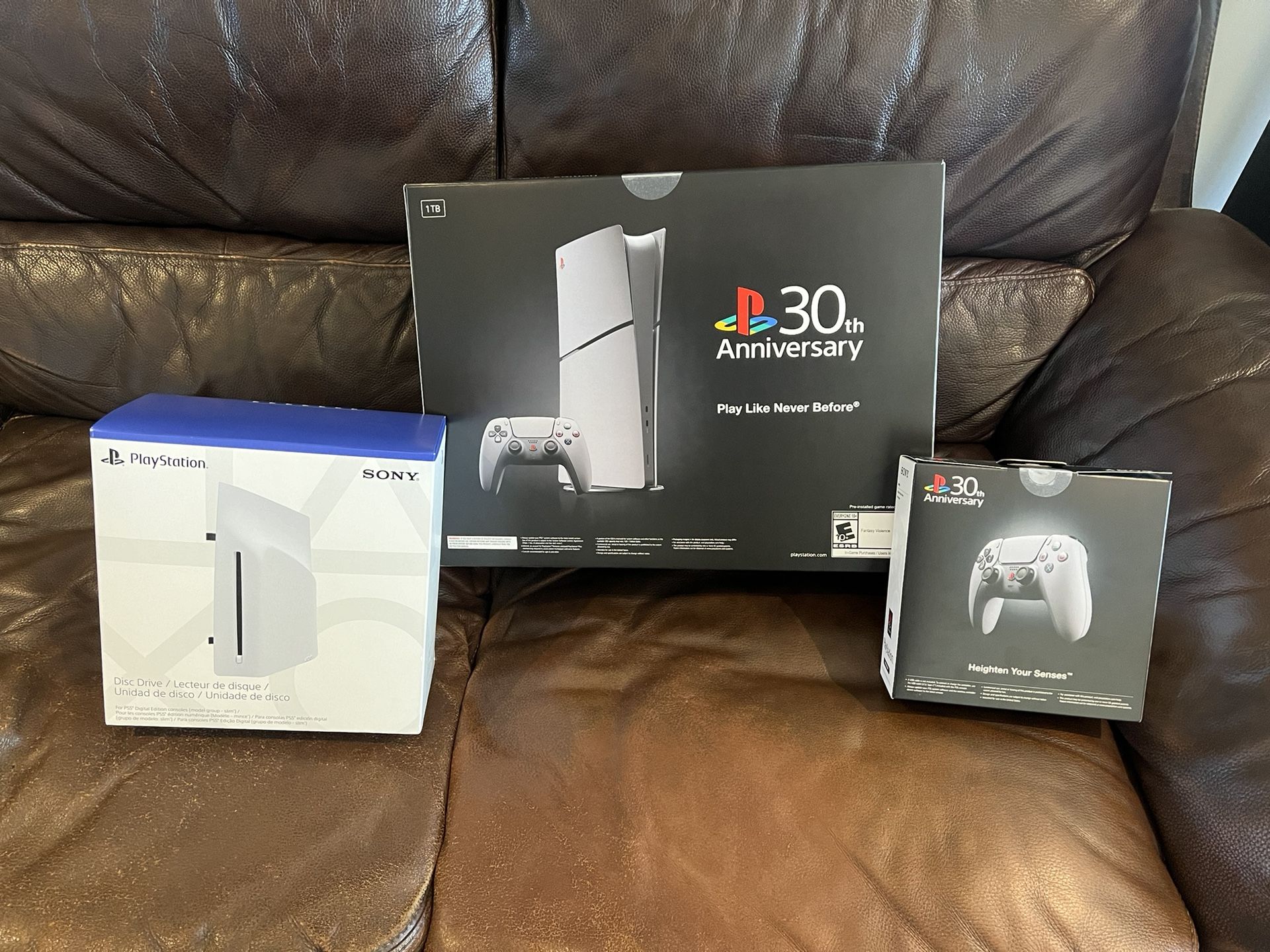BRAND NEW 30TH ANNIVERSARY LIMITED EDITION PLAYSTATION SLIM