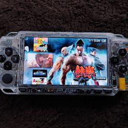 CLEAR/BLACK * PSP * WITH 5,000 GAMES 