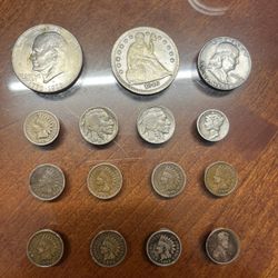 Vintage Coin Collection – Mixed Older Coins