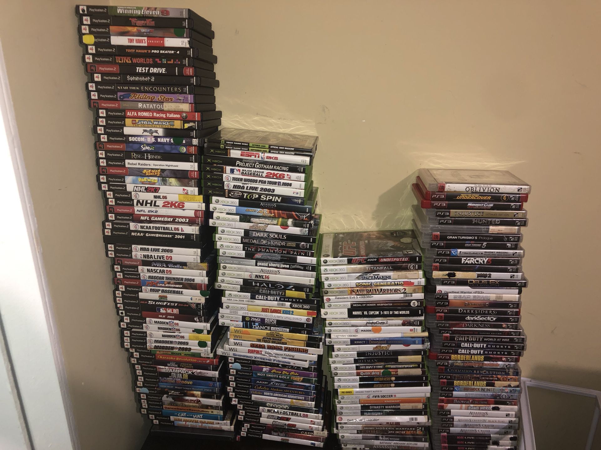 Vintage Video Games - Xbox /Xbox 360/Wii/PS3/PS2 $12