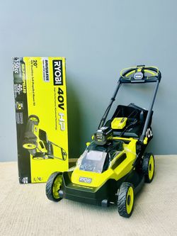 Brand new ryobi 40V HP Brushless 20 in. Cordless Electric Battery Walk Behind Self-Propelled Mower with 6.0 Ah Battery and Charger 