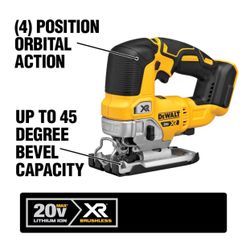 DEWALT 20V MAX XR Jig Saw,  (DCS334B)  