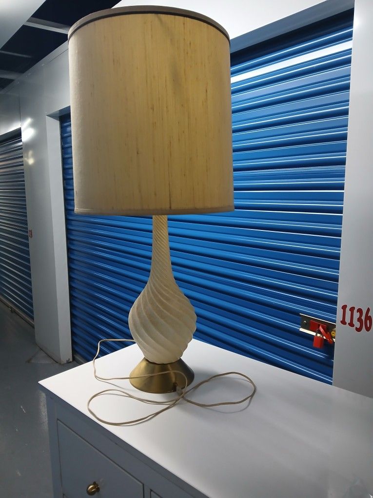 1950s Beige Lamp