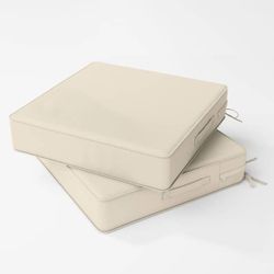 Kimunuk 19 x 19 x 4 in. Square Outdoor Waterproof Patio Cushions