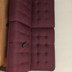 Burgundy Sofa 