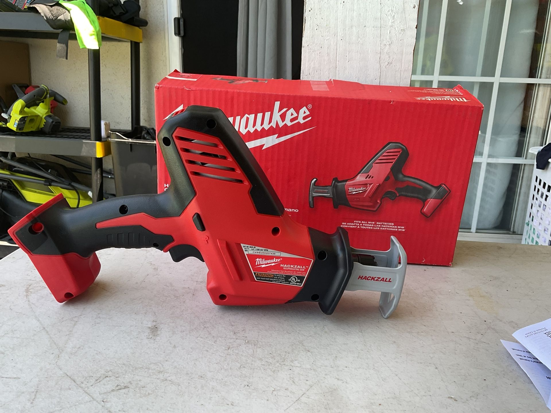 Milwaukee Hacksaw M18 Cordless One-Handed Reciprocating Saw Tool Only