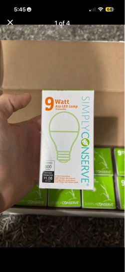 Simply Conserve 9W A19 Dimmable LED Bulb