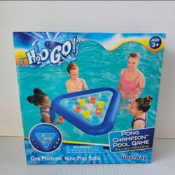 H20 GO! Pong Champion Pool Game NEW 