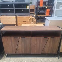 Angled Door Buffet Sideboard / TV Stand(New)