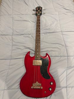 Epiphone SG Bass Guitar Cherry Red