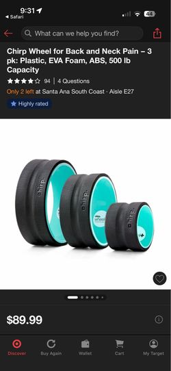 Chirp wheel stretcher back and neck pain