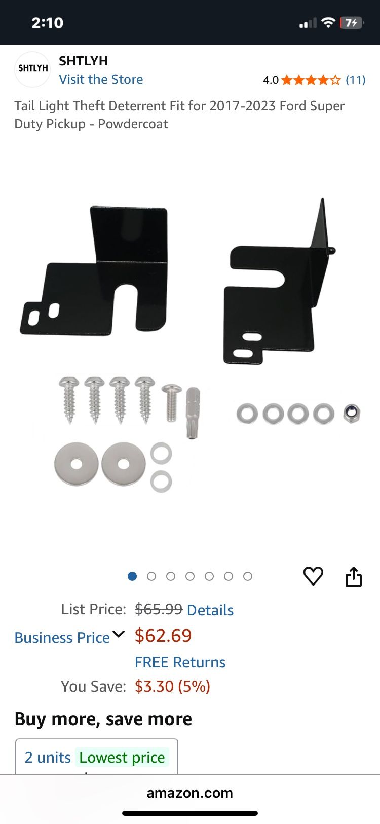Tail Light Theft Deterrent Fit for 2017-2023 Ford