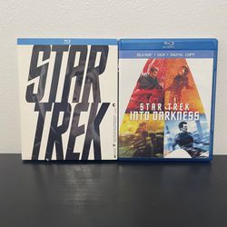 Star Trek + Into Darkness Blu-Ray Bundle Special Edition 3 Disc Like New Movies
