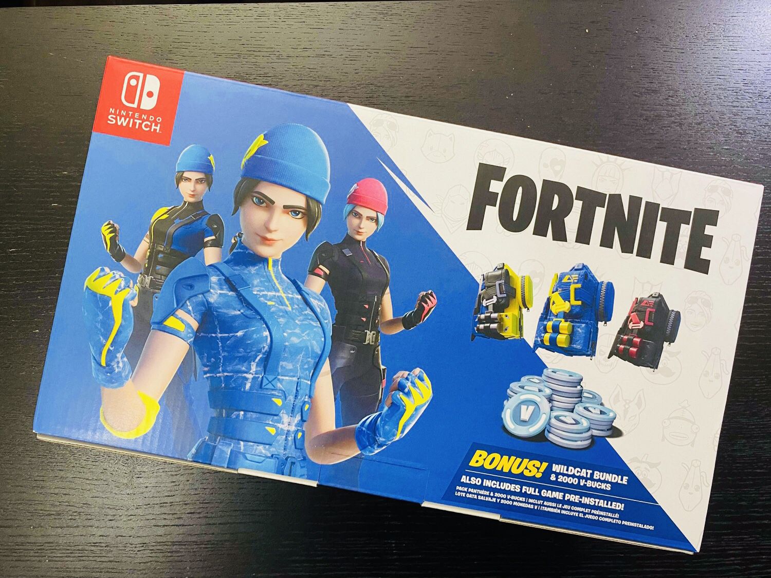 Limited edition Fornite Nintendo Switch Wildcat Bundle