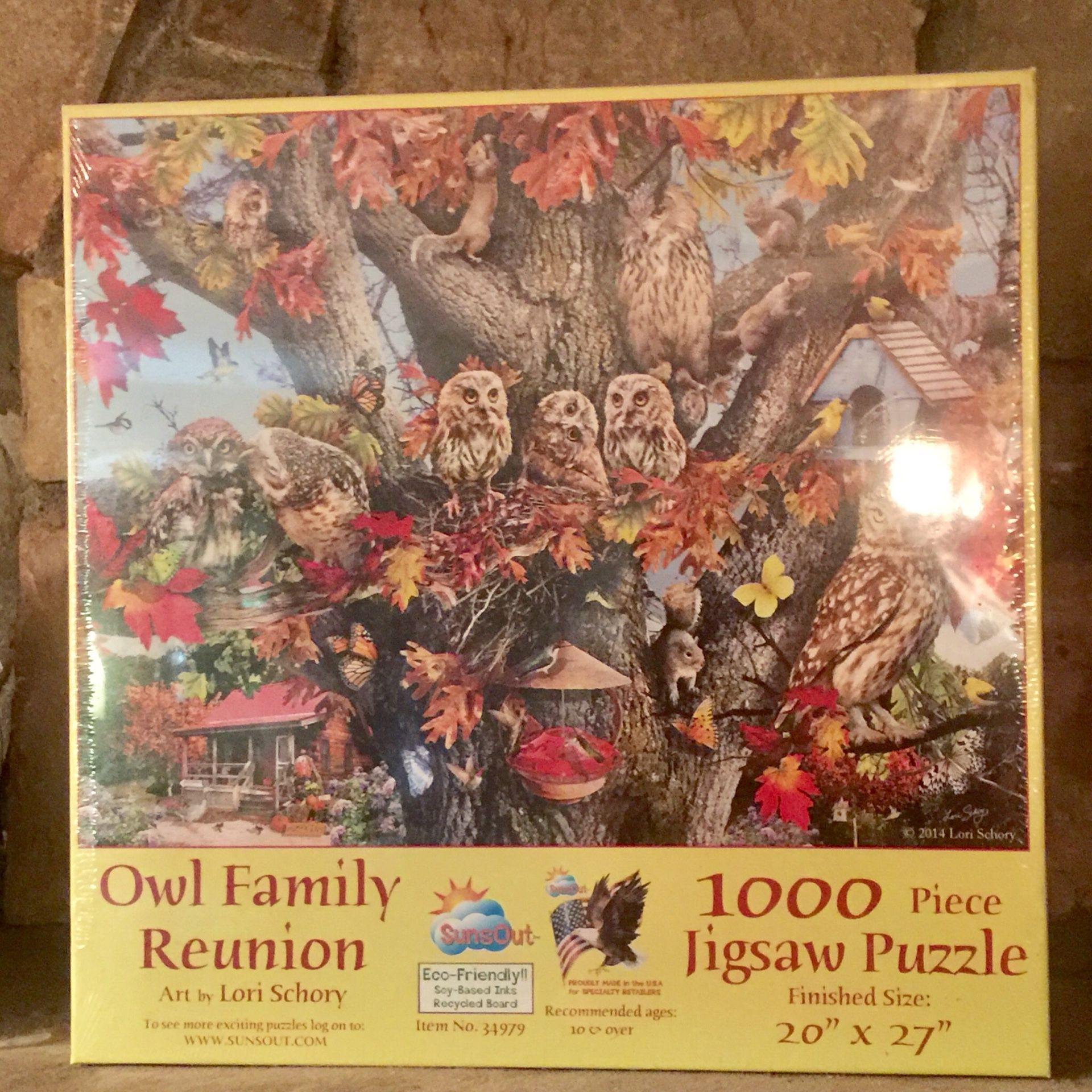 Owl Family Reunion Jigsaw Puzzle - 1000 Pieces - New