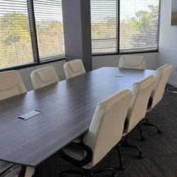 Conference Table Like New Super Modern with a seats