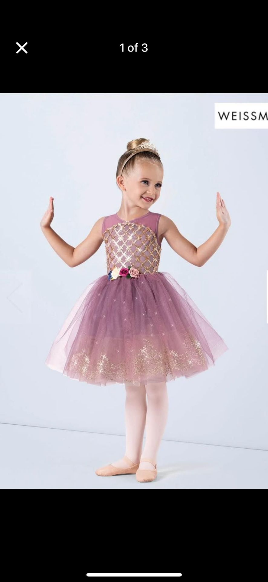 Ballet Dance Costume French Mauve