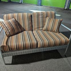 Outdoor patio furniture loveseat