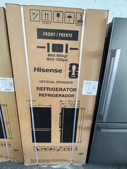 Refrigerator Hisense 31”.1 NEW