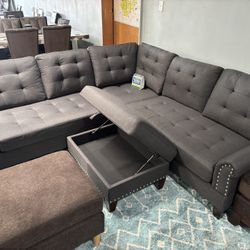 SECTIONAL WITH OTTOMAN 