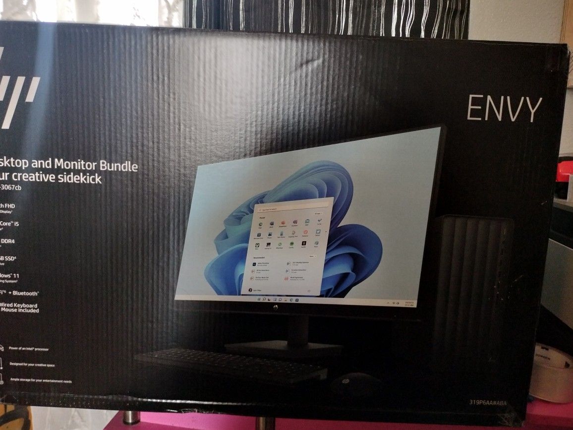 HP ENVY Desktop And Monitor Bundle