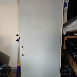 Steel door exterior