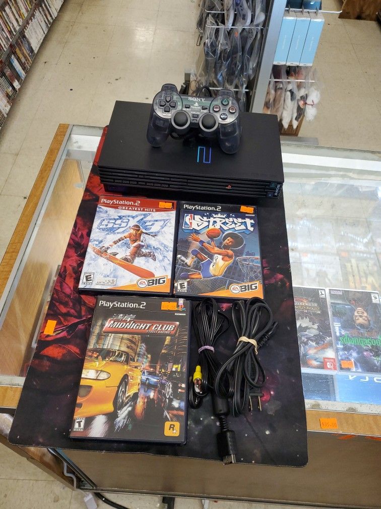Ps2 One Controller And 3 Games