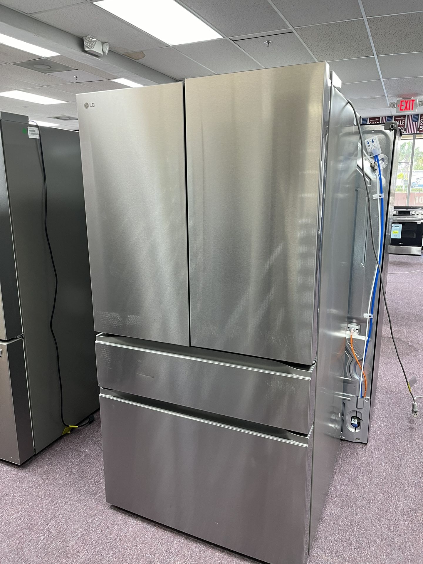 Refrigerator-LG Open Box 4 Door Refrigerator With 1 Year Warranty 