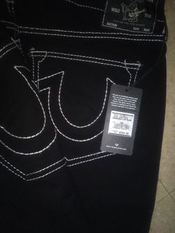 Black true religion jeans size 38/32