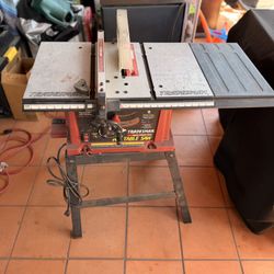 Tradesman 10” Table Saw w/ Stand – Works Great