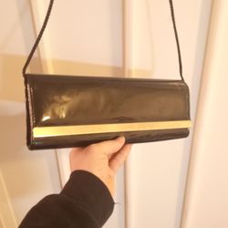 Evening Clutch Black And Silver 