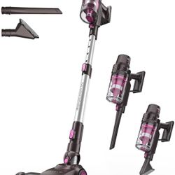 cordless Vacuum Cleaner, Smart Cordless Vacuum with Strong Suction, Recharge Stick Vacuum for Deep Clean Hair, Hardwood Floor, Carpet