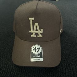 Dodger NEW brown 47 MVP adjustable Hat 
