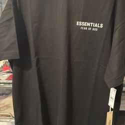 Brand New Essentials Black Oversized Tee Size small