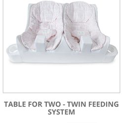 Table for Two twin feeding chair
