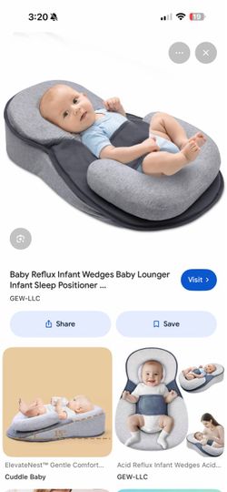 Reflux infant wedges