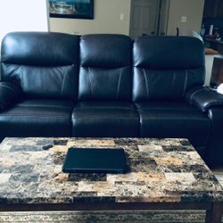 New Recliner Dark Brown Sofa & Loveseat 