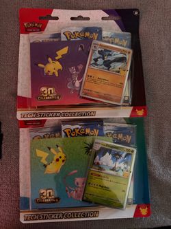Pokémon 30th Celebration Tech Sticker Collection