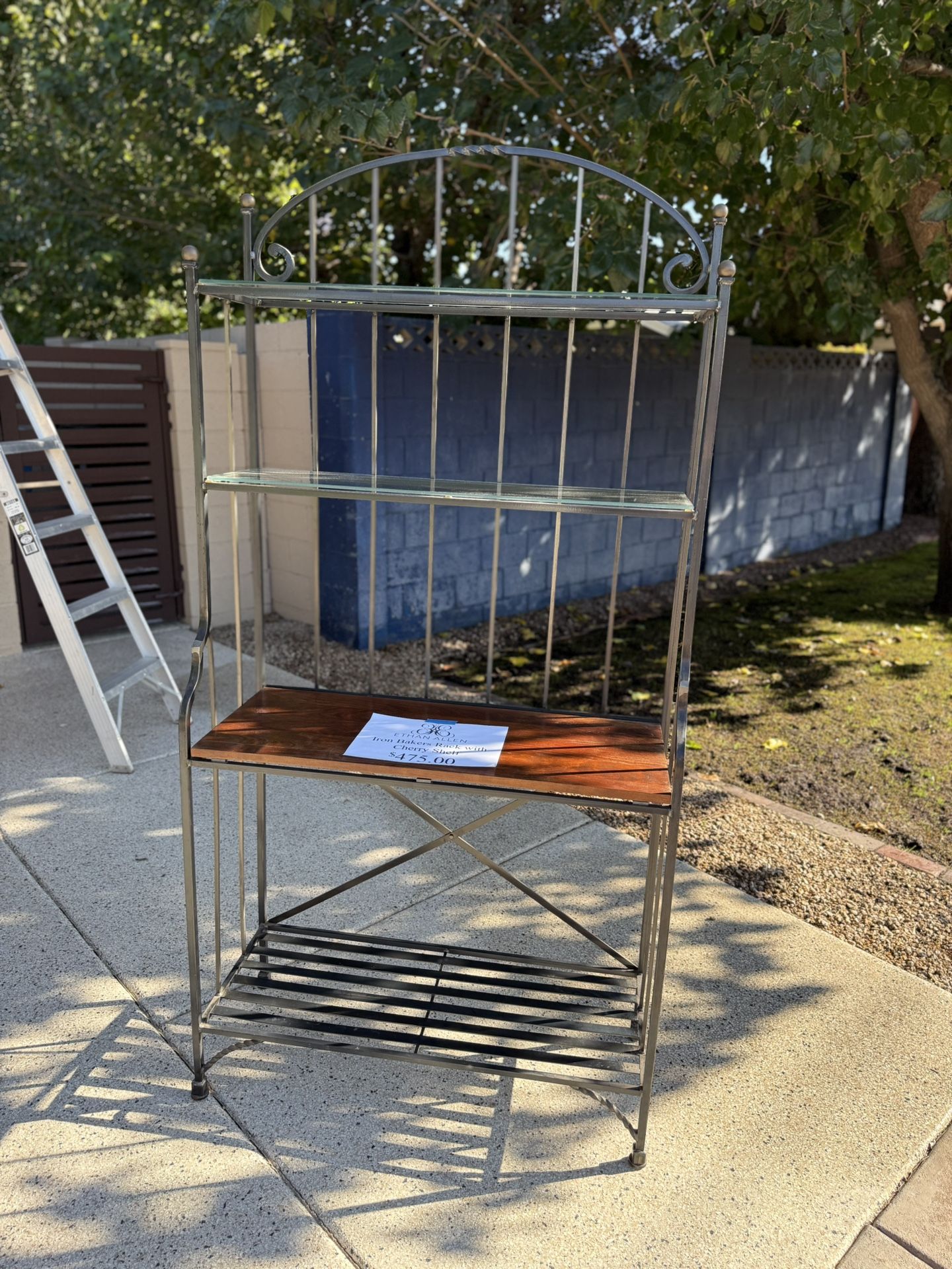 Bakers Rack Ethan Allen.