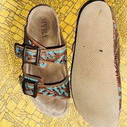 Myra Leather Sandals