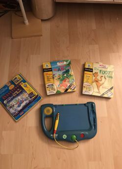 Leap Frog My First LeapPad with three books and cartridges