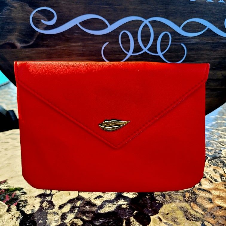 Ipsy Red Kiss Makeup Bag